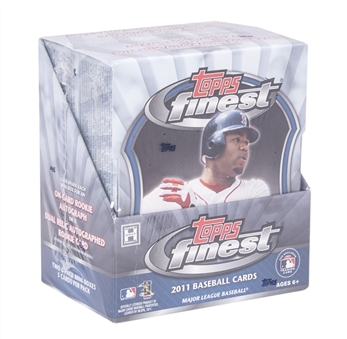 2011 Topps Finest Baseball Sealed Hobby Box